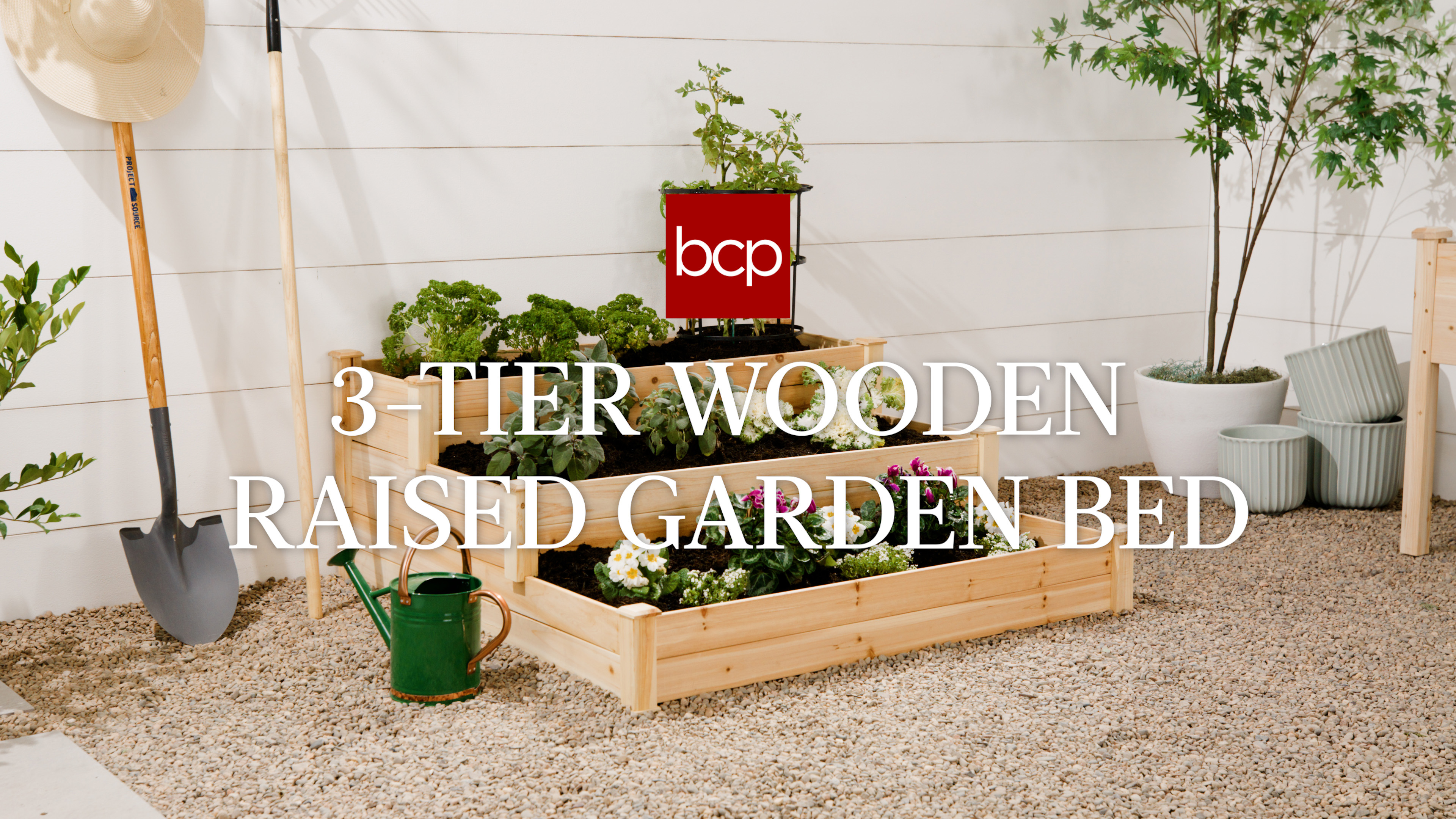 Amazon.com: Best Choice Products 3-Tier Fir Wood Raised Garden Bed